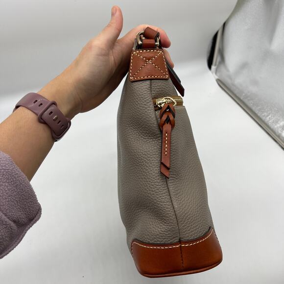 Dooney & Bourke Pebble Leather Purse Smoke Color - Picture 7 of 14